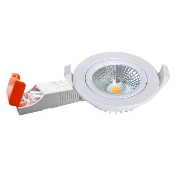 Hvit Led Spott Lavtbyggende (26mm) – Ip44 Warmdim - Bilde 2