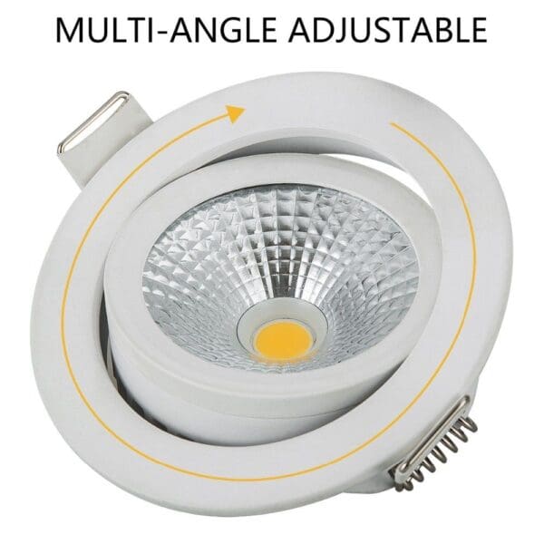 Sort Led Spott Lavtbyggende (26mm) - Ip44 Warmdim - Bilde 4