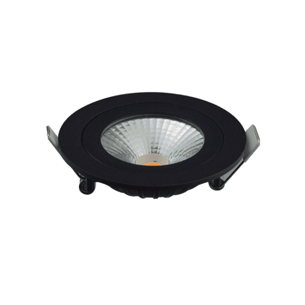 Sort Led Spott Ultra Thin (23mm) Warmdim – Rett i isolasjonen
