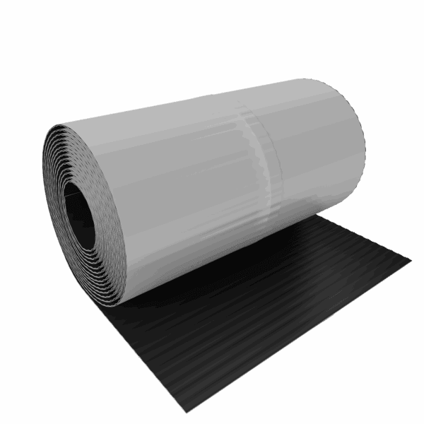 Coromin PB Pleated/Bølget 30cm x 5m – Sort /Svart Pipetetting