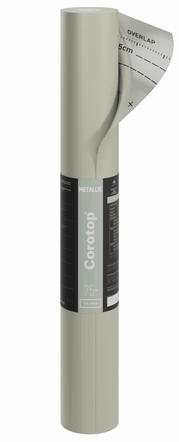 Corotop Metallic – Reflekterende Dampbrems med isolerende effekt - Bilde 3