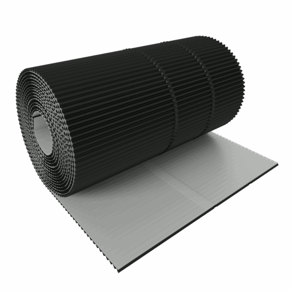 Coromin Alu Pleated/Bølget 30cm x 5m – Sort Pipetetting
