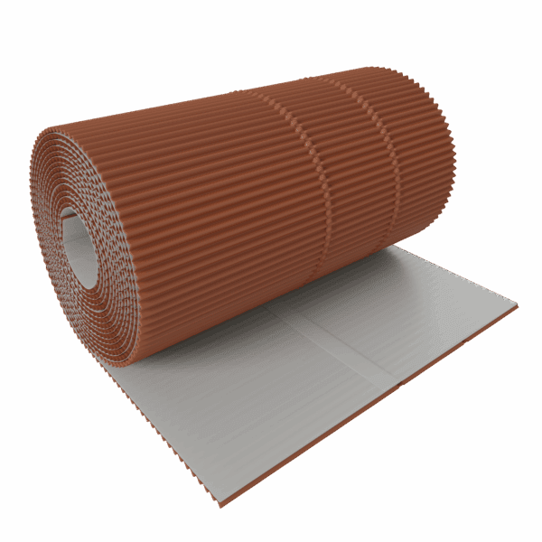 Coromin Alu Pleated/Bølget 30cm x 5m – Rød Pipetetting