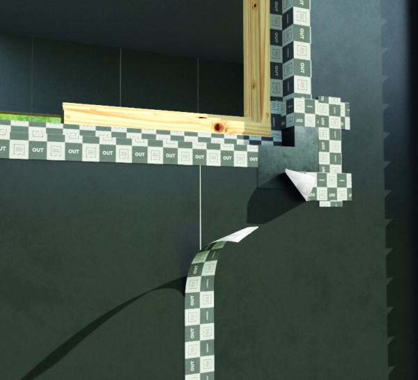 CEMENTA OUT 75mm x 25m (Spilt 15/60) - Utvendig tape - Vindusteip - Bilde 2